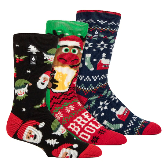 3 Paar Mannen Kerstmis Thermosokken - Image 1