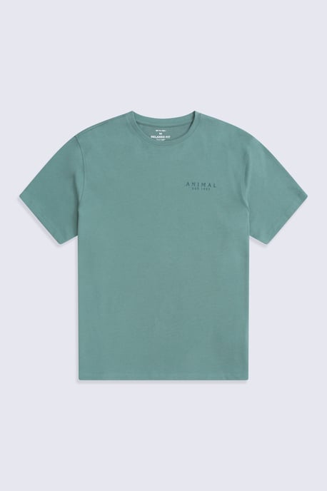 'Chase' Men's T-Shirt Cotton Relaxed Fit Breathable Summer Tee Green - Image 6