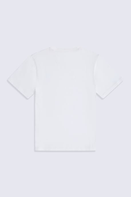 'Classico' Men's Cotton T-Shirt Short Sleeve Breathable Casual Summer Tee Off-White - Image 6