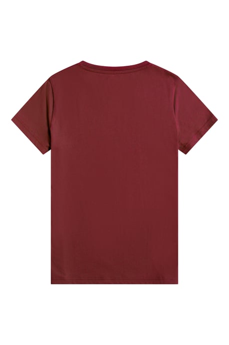 Regional Men's London T-Shirt Cotton Sun Protection Breathable Casual Tee Burgundy - Image 2