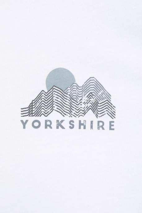 Regional Men's Yorkshire T-Shirt Breathable Casual Everyday Tee White - Image 5