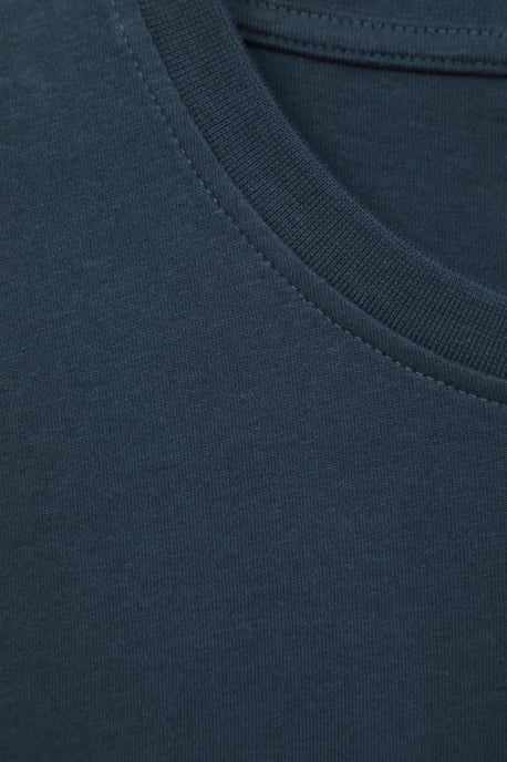 'Keswick Tree Ring' Men's Cotton T-Shirt Lightweight Breathable Graphic Print Top Dark Blue - Image 6