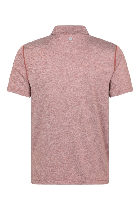 'Deuce' Men's Polo IsoCool High Wicking Casual Summer T-Shirt Rust - Image 3