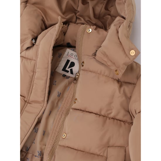 Looxs Revolution Bomber capuchon zand voor meisjes in de kleur - Image 1