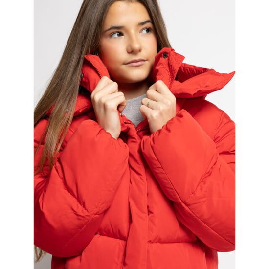 Looxs Revolution Bomber hooded winterjas chili red voor meisjes in de kleur - Image 3