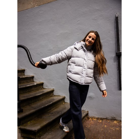 Looxs Revolution Bomber met capuchon ice grey voor meisjes in de kleur - Image 5