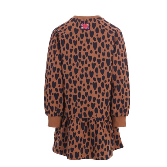 Looxs Revolution Sweater jurk leopard love voor meisjes in de kleur - Image 5