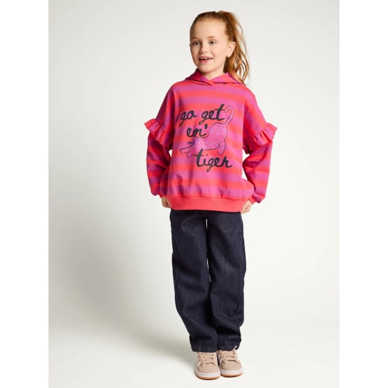 Looxs Revolution Hoody gestreept oversized voor meisjes in de kleur - Image 3