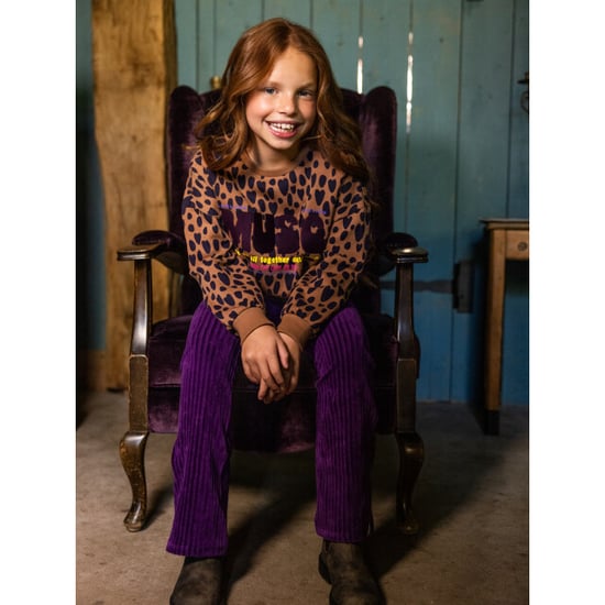 Looxs Revolution Oversized sweater leopard love voor meisjes in de kleur - Image 6