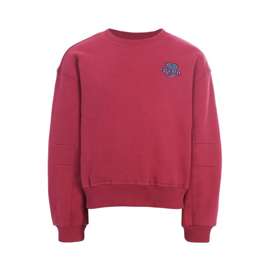 Looxs Revolution Sweater ruby red rugprint london voor meisjes in de kleur - Image 4