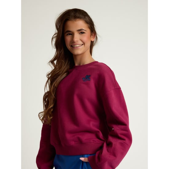 Looxs Revolution Sweater ruby red rugprint london voor meisjes in de kleur - Image 5