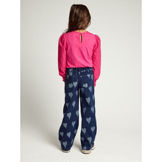 Looxs Revolution Lace top bright pink voor meisjes in de kleur - Image 3