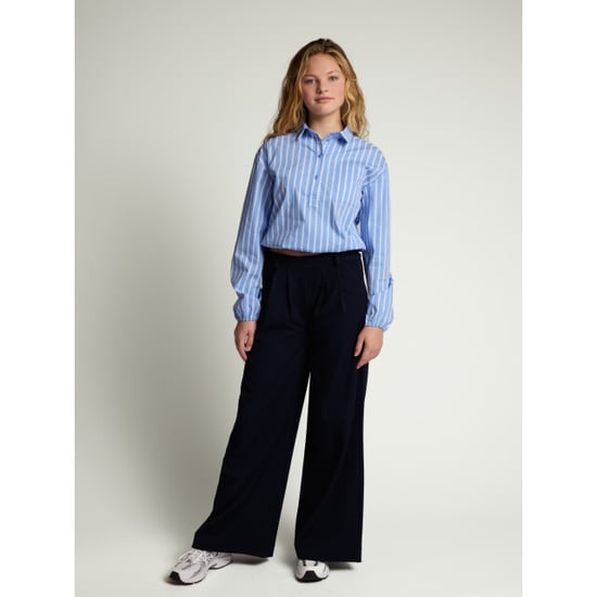 Looxs Revolution Blouse ice blue gestreept voor meisjes in de kleur - Image 4