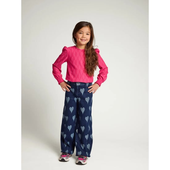 Looxs Revolution Lace top bright pink voor meisjes in de kleur - Image 6