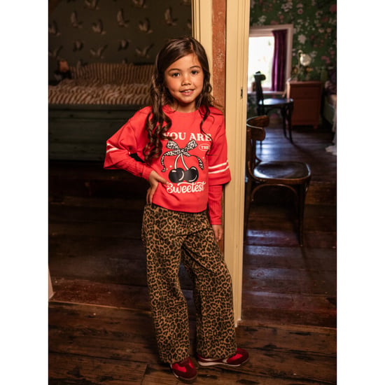 Looxs Revolution Wide leg denim leopard voor meisjes in de kleur - Image 6
