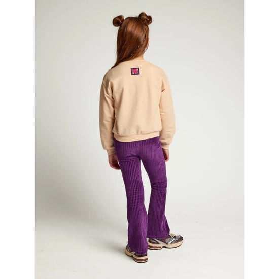 Looxs Revolution Flared corduroy broek aubergine voor meisjes in de kleur - Image 5