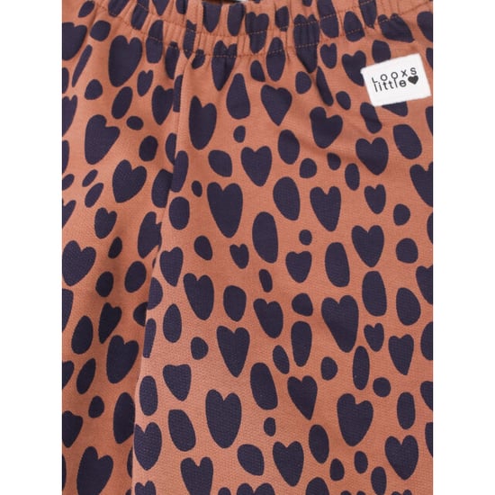 Looxs Revolution Wide leg sweat broekje leopard love voor meisjes in de kleur - Image 5