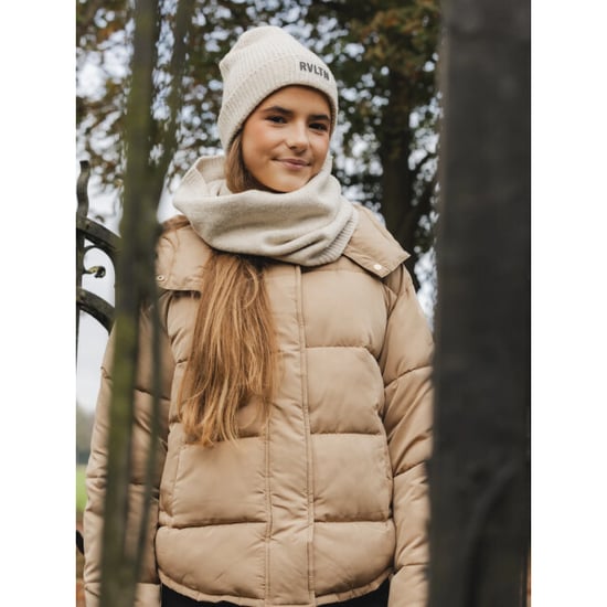 Looxs Revolution Beanie gebreid zand voor meisjes in de kleur - Image 2