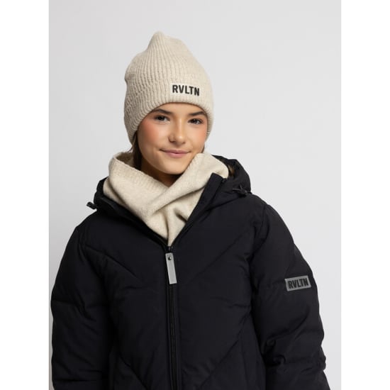 Looxs Revolution Beanie gebreid zand voor meisjes in de kleur - Image 3