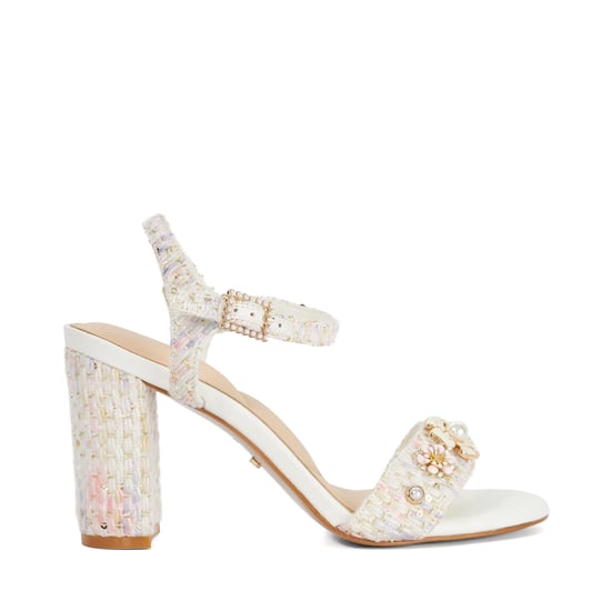Dune Ladies Mention - Floral Detail Block Heeled Sandals - Image 2