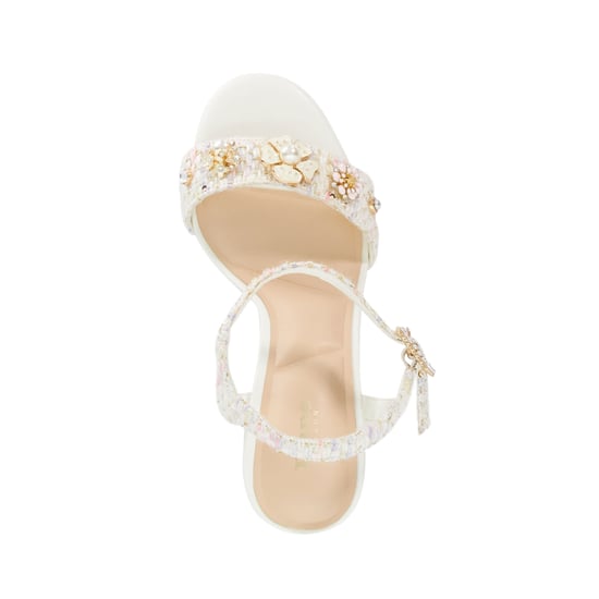 Dune Ladies Mention - Floral Detail Block Heeled Sandals - Image 4