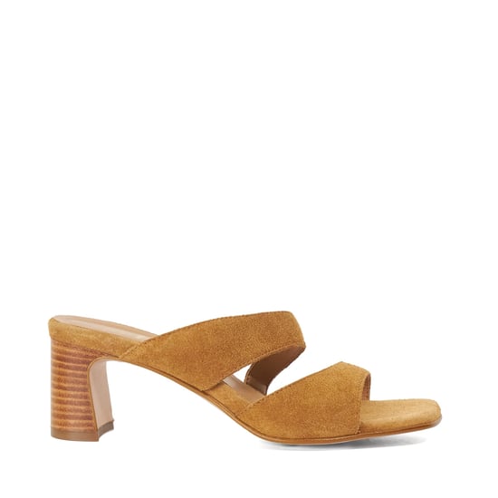 Dune Ladies Jaeda - Suede Block Heel Mules - Image 2
