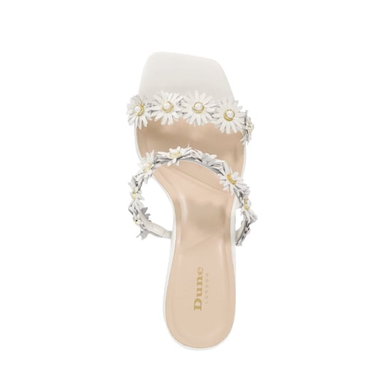 Dune Ladies Maltas - Leather Daisy Embellished Sandals - Image 4