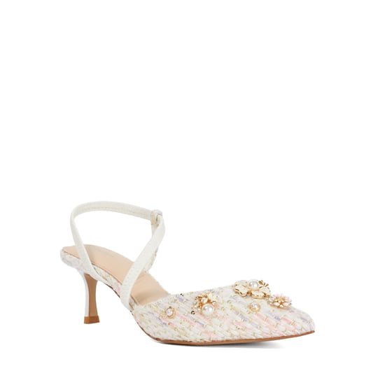 Dune Ladies Dyana - Embellished Boucle Open Courts - Image 1
