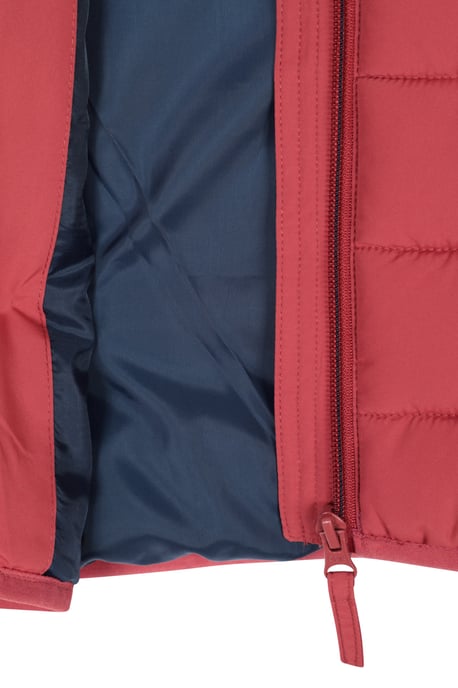 'Rocko' Kids Gilet Water Resistant Padded Everyday Rain Coat Rust - Image 4