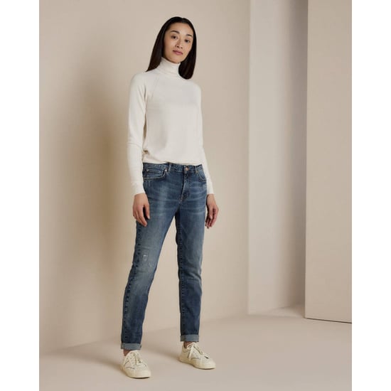 Summum Venus-5125 445 tapered jeans stretch denim (4s2353) mid denim - Image 3