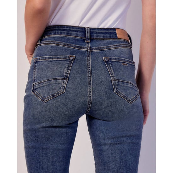 Summum Venus-5125 445 tapered jeans stretch denim (4s2353) mid denim - Image 4