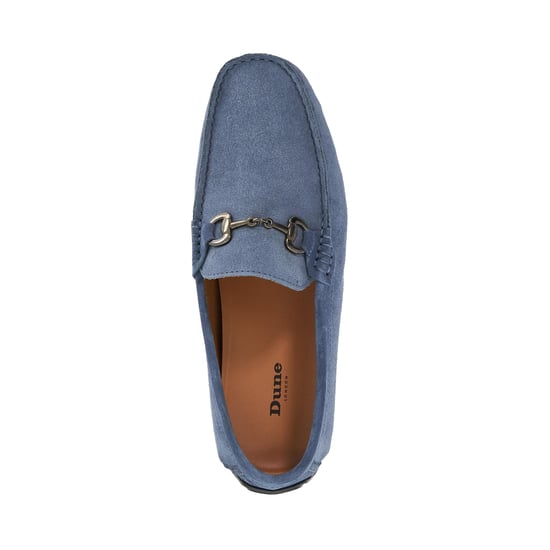 Dune Mens Brackon - Snaffle Trim Suede Loafers - Image 4