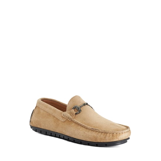 Dune Mens Brackon - Snaffle Trim Suede Loafers - Image 1