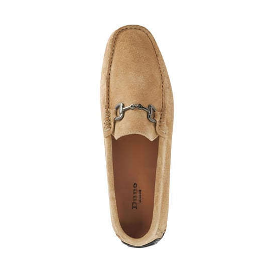 Dune Mens Brackon - Snaffle Trim Suede Loafers - Image 4