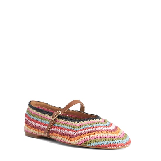 Dune Ladies Haloha - Rainbow Raffia Mary-Janes - Image 1