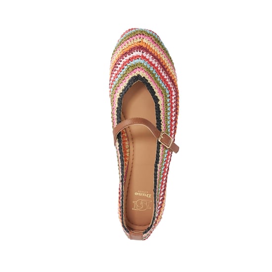 Dune Ladies Haloha - Rainbow Raffia Mary-Janes - Image 4