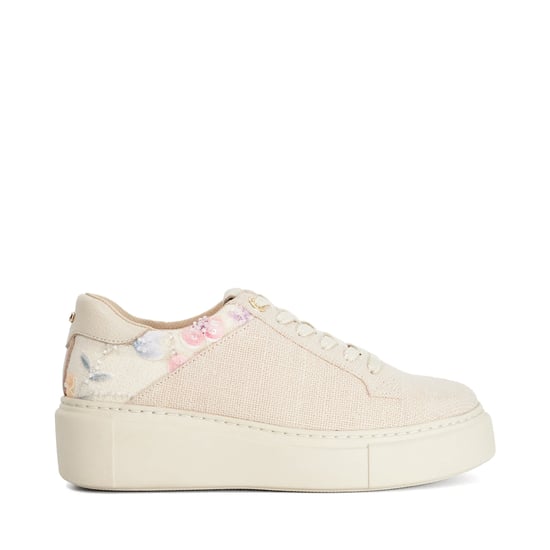 Dune Ladies Evienne - Leather Lace-Up Chunky Trainers - Image 2