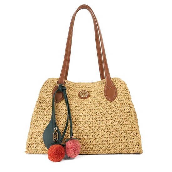 Dune Accessories Devotedly - Raffia Double Grab Handle Tote Bag - Image 1