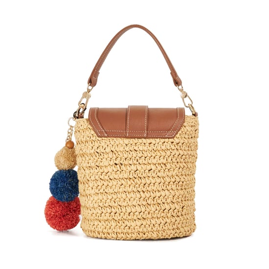 Dune Accessories Dimple - Raffia Crossbody Bag - Image 4