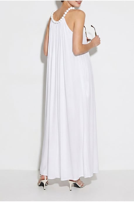 Women's Halter Maxi Dress With Pocket - Image 6