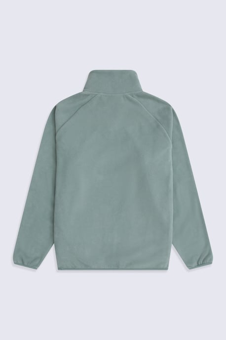 'Stockholm' Men's Fleece Jacket Half Zip Warm Cosy Sweater Light Blue - Image 6