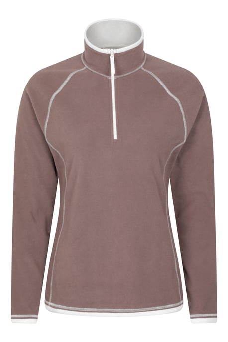 'Montana' Women's Microfleece Jacket Half Zip Breathable Quick Dry Sweater - Image 1