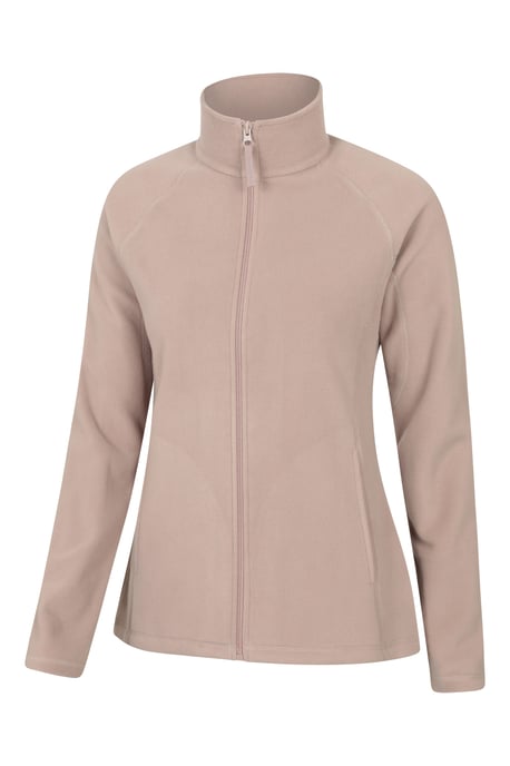 'Raso' Women's Fleece Jacket Full Zip Soft Touch Warm Outdoors Layer Breathable Gilet Beige - Image 2