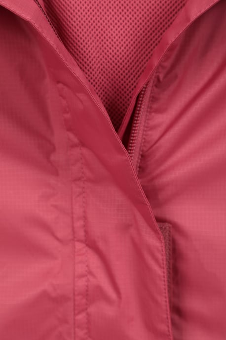 'Torrent' Women's Waterproof Jacket with Adjustable Hood & Cuffs Long Sleeve Trekking Raincoat Pink - Image 4