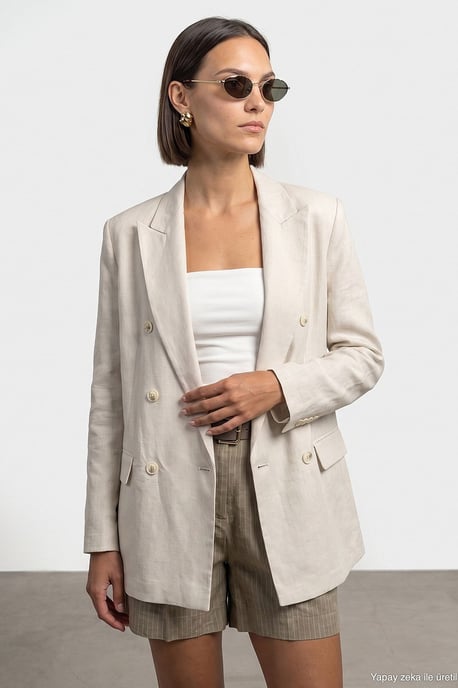 Tencel Cotton Linen Jacket - Image 2