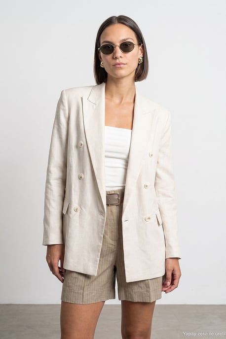 Tencel Cotton Linen Jacket - Image 4