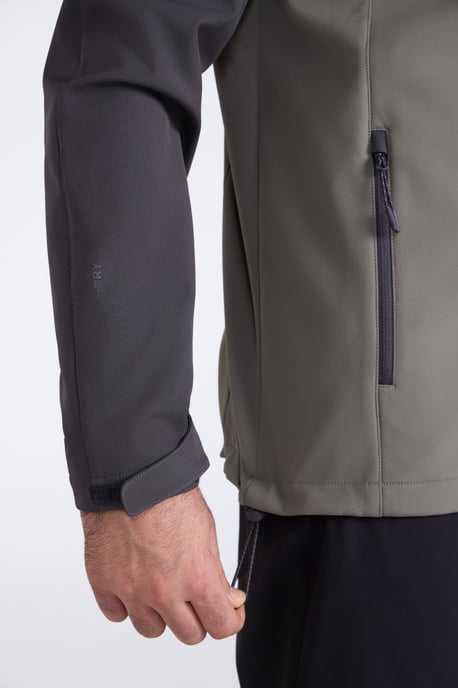 'Exodus' Men's Softshell Jacket Insulated Breathable Water Resistant Coat Olive - Image 5