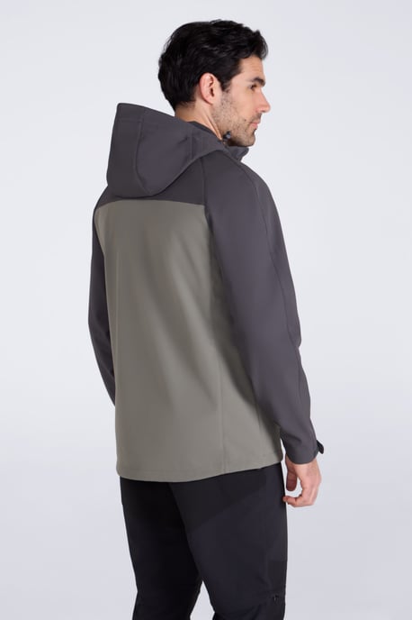 'Exodus' Men's Softshell Jacket Insulated Breathable Water Resistant Coat Olive - Image 6