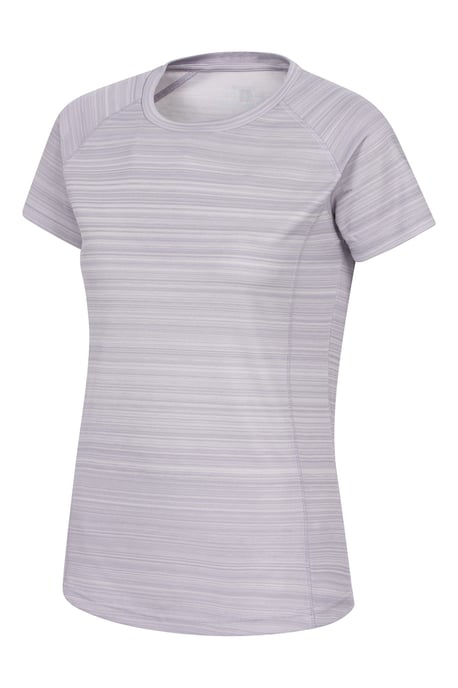 'Endurance' Women's Striped Tee Sun Protection Everyday Gym T-Shirt - Image 2