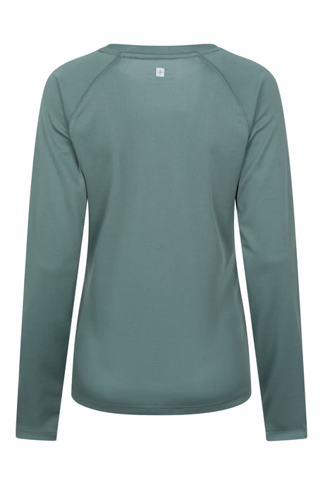 'Endurance' Women's Top Sun Protection Breathable Sports Tee Olive - Image 3